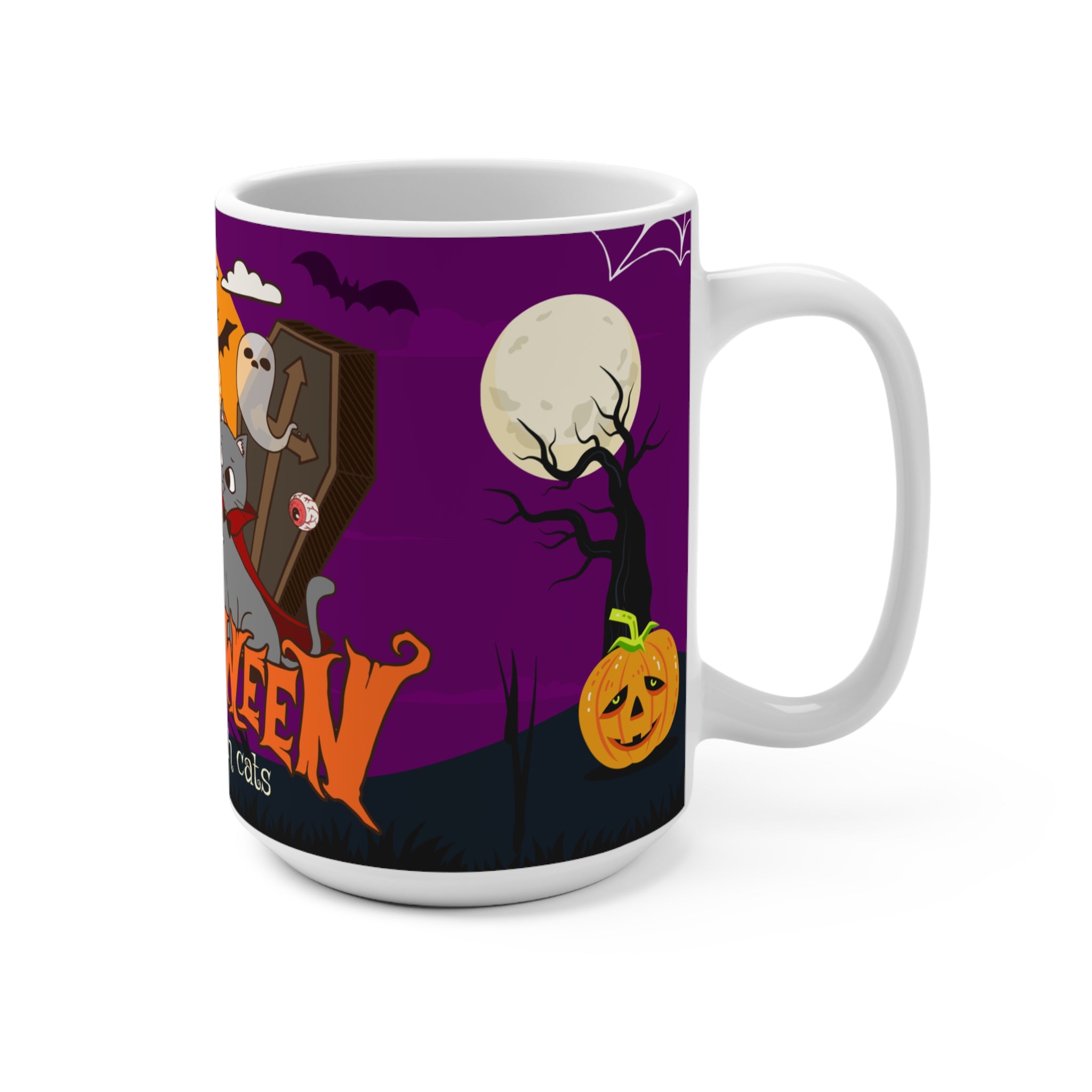 Happy Halloween is Better with Cats | Mug